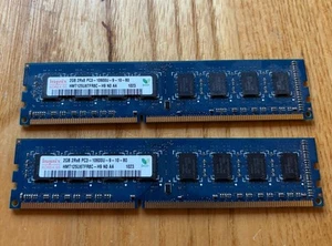 Hynix 4GB 2Rx8 RAM 36-Pin DDR3-1333/1600MHZ PC3-10600U/12800U (Set Of 2) - Picture 1 of 2