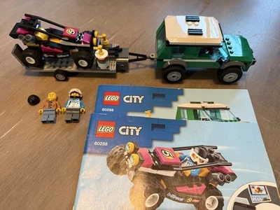 LEGO CITY #60288 Race Buggy Transporter & Holiday Camper Van - 99% Complete - Image 1 of 4