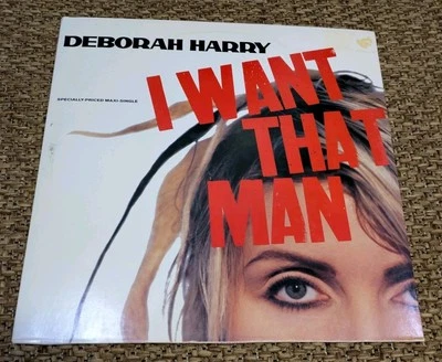 12” Deborah Harry I Want That Man Sire Record Album 33 Maxi LP Bike Boy Blondie  - Image 1 of 4