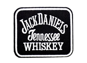 JACK DANIELS EMBROIDERED PATCH IRON/SEW ON 3" x 2-1/2" TENNESSEE WHISKEY, INDIAN - Bild 1 von 2