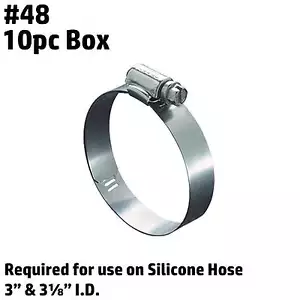 Ideal 65E / Flexfab 2582 Lined Worm Gear Clamps Size #48 65-89mm 2-9/16 - 3-1/2" - Bild 1 von 1