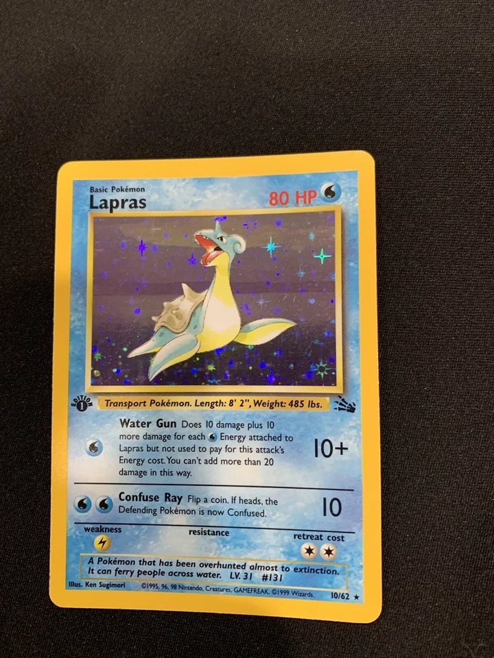 Lapras 10/62 Fossil Holo