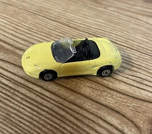 Maisto Porsche Boxster Yellow Convertible Diecast 1:64 Scale - Picture 1 of 7
