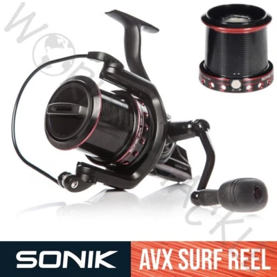 Sonik AVX 10000 Reel Sea Beach Surf Fishing Fixed Spool Reel - Image 1 of 4