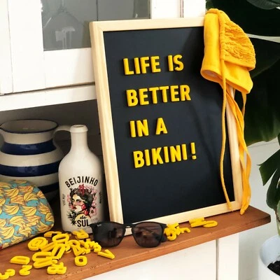 Magnetische Kreidetafel mit Holzrahmen A3 (30 x 40 cm), zweiseitige Magnettafel - Bild 1 von 4