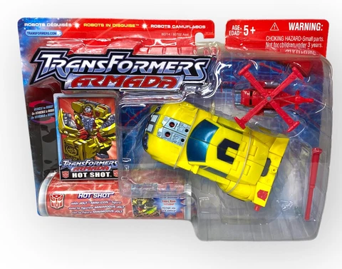 Transformers Armada Deluxe Class Hot Shot w Jolt Mini-Con Action Figure NEW 2002 Cover