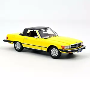 Mercedes-Benz 450 SL, versión EE. UU., amarillo, 1:18 NOREV - Imagen 1 de 3