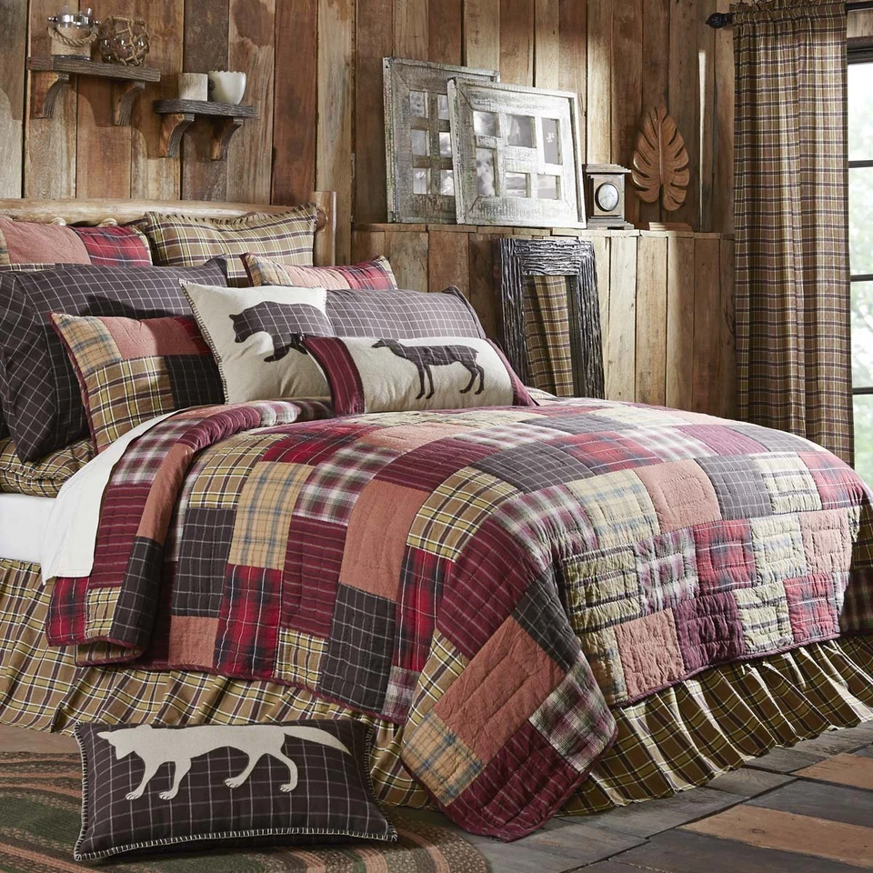 Farmhouse Wyatt California King Quilt 130wx115l Bedding Collection VHC Brands