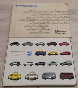 Herpa 50 millones Volkswagen AG 17x modelo de coche set VW TURISMOS HO 1:87 con embalaje original - Imagen 1 de 2