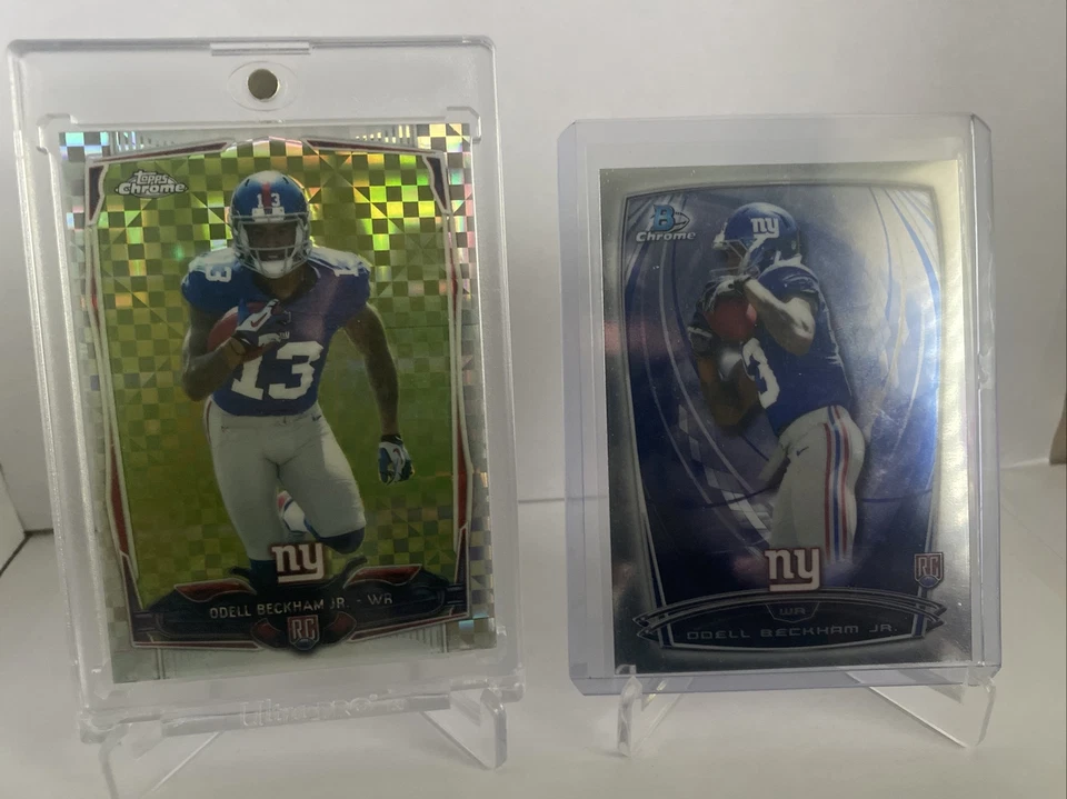 Tarjeta de novato Odell Beckham Jr Lott Topps, Bowman, Foto 1 de 4