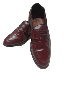 Allen Edmonds burgundy Brown Penny loafers Lexington slip on men's size 11 C - Picture 1 of 16