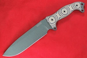2017 Busse FAT Battle Grade FSH .325" Emerald Green Blade, Magnum Black/Tan G10 - Picture 1 of 13