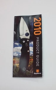 NEW Unused Spyderco 2010 Product Guide Small - Picture 1 of 2