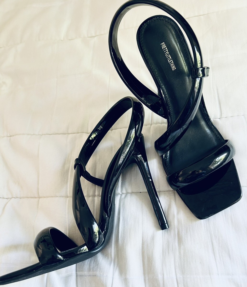 Square Toe Faux Leather Heels for Women for sale | eBay