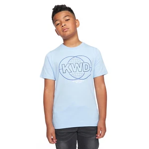 Kings Will Dream Orbital Junior Boys Crew Neck Grapihc Tee T-Shirt Blue - Picture 1 of 5