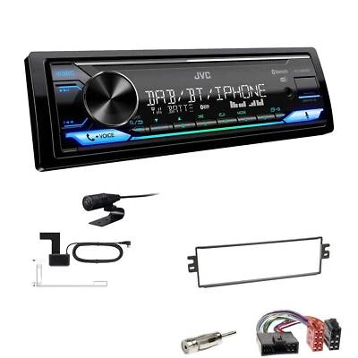 JVC Digital 1-DIN Autoradio DAB+ Bluetooth für KIA Picanto 2004-2007 - Bild 1 von 4