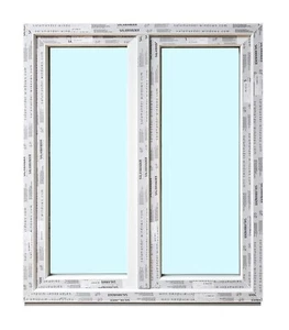 Kunststofffenster Fenster Salamander, 120x140 cm (b x h), weiß, 2-flügelig - Bild 1 von 9