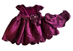 Rare Editions Dress & Bloomer 2-Piece Set Holiday Outfit Baby Girl 18 Months NWT - Picture 1 of 9