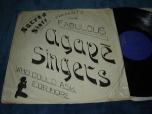 Fabulous Agape Singers: Who Could Ask For More LP rare private black gospel soul - Bild 1 von 3