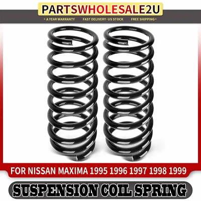 2 peças molas helicoidais traseiras esquerda e direita para Nissan Maxima 1995-1999 V6 3.0L CC80659 - Imagem 1 de 4