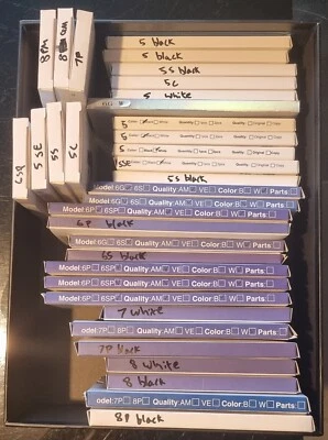 Huge Iphone Screens + Batteries Parts Bundle  5/5c/5s/SE/6/6s/7/8/plus Repair - Image 1 of 4