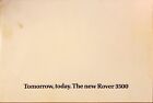 Rover 3500 (SD1) Brochure 1976