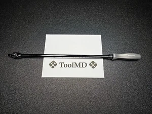 Snap-on Tools USA NEW DARK TITANIUM 1/2" Drive Hard Grip 24" Breaker Bar SHBBD24 - Picture 1 of 9