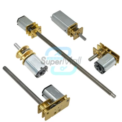 DC Micro Speed Reduction DC 3V 6V 12V Electric Gear Motor Metal Gearbox Wheel - Bild 1 von 4