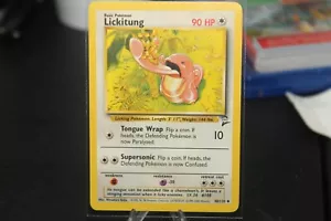 Lickitung 48/130 UC TCG Set Base 2 Carte Pokemon - Foto 1 di 2