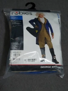 RUBIE'S PRESIDENT GEORGE WASHINGTON KINDER HALLOWEEN KOSTÜM LARGE 10-12. 884718 - Bild 1 von 3