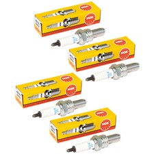 Spark plug set of 4 pieces NGK CR7E for Aprilia Derbi Kawasaki Suzuki