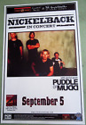 Nickelback 2004 Original Concert Show Flyer Gig Poster w/ Puddle of Mudd