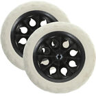 2 Furniture Casters Heavy Duty Rubber Wheels Suitcase Replacements