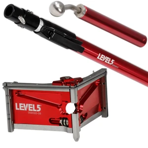 LEVEL5 Drywall Tools - 4" Corner Finisher + Extendable Handle | 4-539 - Picture 1 of 12