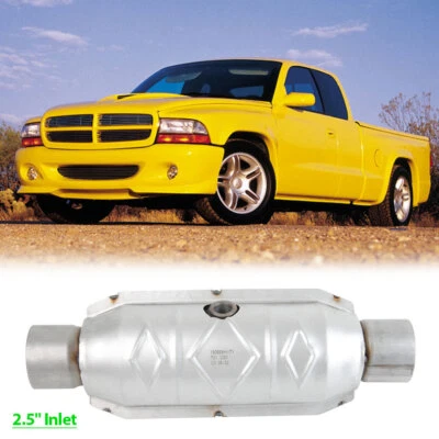 Convertidor catalítico de entrada de 2,5"" de acero inoxidable EPA para Dodge Dakota 97-11 Foto 1 de 4