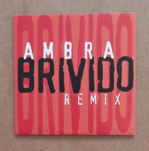 Cd Single Card Sleeve AMBRA ANGIOLINI Brivido Remix 1998 Ita RTI PROMO. - Picture 1 of 4