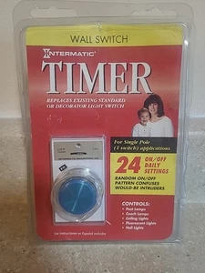 NEW Intermatic EJ341C Single Pole Timer Wall Switch 24 Hour ON OFF Security - Picture 1 of 10