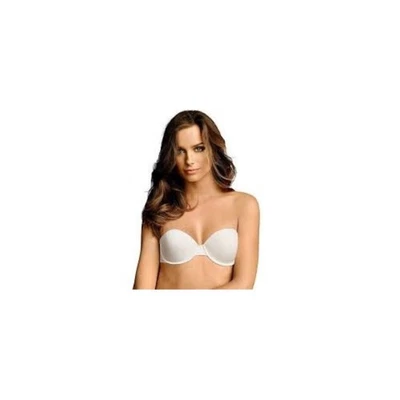 NUEVO Sujetador sin tirantes Maidenform 38D Comfort Devotion 9405 blanco #93797 Foto 1 de 4