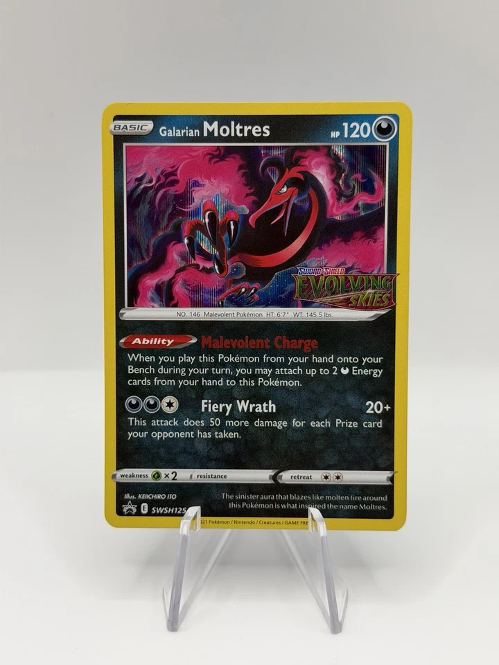 Galarian Moltres - SWSH125 (Prerelease) - SWSH: Sword & Shield Promo Cards - Image 1 of 2