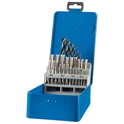 Draper Metric Tap and HSS Drill Set 28 Piece Taper Secondary And Bottoming 40891 - Image 1 of 2
