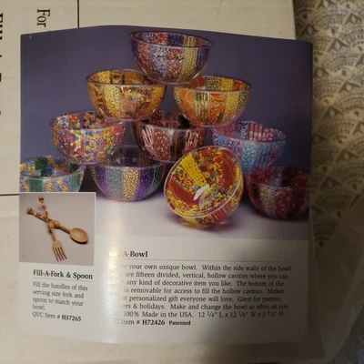 For your Ease Fill-A-Bowl 12 X 12” Acrylic Customizable Party Centerpiece NEW - Image 1 of 4