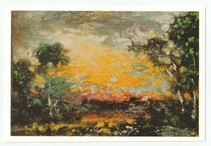 Ralph Blakelock Kunst Postkarte Landschaft unbespielt p1R - Bild 1 von 5