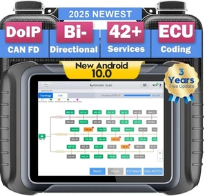 Herramienta de diagnóstico escáner XTOOL D8S OBD2 topología mapeo ECU/codificación de teclas 42+ restablecimiento - Imagen 1 de 17