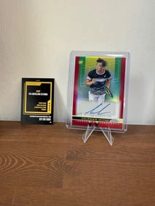 Topps Chrome Tennis 2023 2024 Coleman Wong Red Auto /5 - Bild 1 von 2