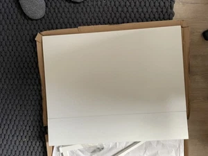 IKEA NORBERG Wall-mounted drop-leaf table, white, 74x60 cm - Picture 1 of 5