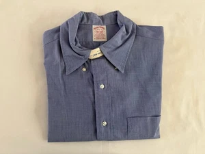 Brooks Brothers Blue Shirt-Vintage 16 1/2” - Picture 1 of 11