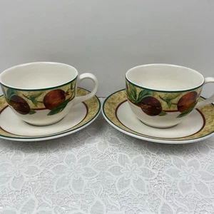 Royal Doulton Everyday Augustine 2 x Cups & Saucers Lovely Condition - Picture 1 of 5