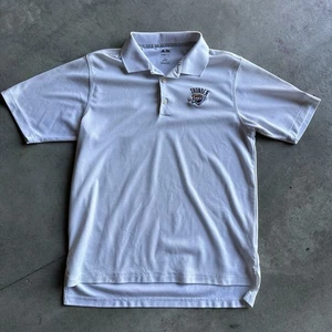 Adidas Oklahoma City OKC Thunder Polo Para Hombres M Blanco Climalite Elastizado Golf - Imagen 1 de 6