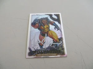 2024 MARVEL MASTERPIECES '92 PLATINUM WOLVERINE CARD SIGNED JOE JUSKO COA & POA - Bild 1 von 2