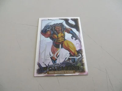 2024 MARVEL MASTERPIECES '92 PLATINUM WOLVERINE CARD SIGNED JOE JUSKO COA & POA - Image 1 of 2
